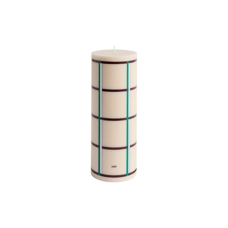 Bougie bloc Column / Ø 9 x H 25 cm - Hay