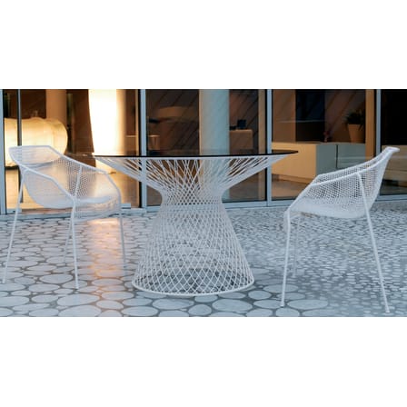 Chaise empilable Heaven métal blanc / Jean-Marie Massaud, 2007 - Emu