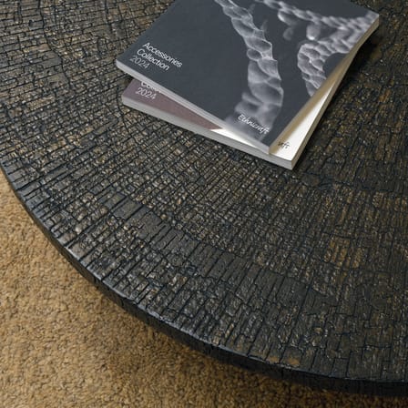 Slice Coffee table metal brown / 138 x 123 x H 33 cm - Ethnicraft