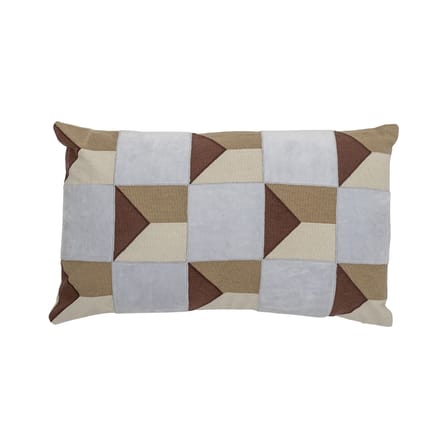 Coussin Corinna tissu bleu multicolore / 55 x 35 cm - Bloomingville