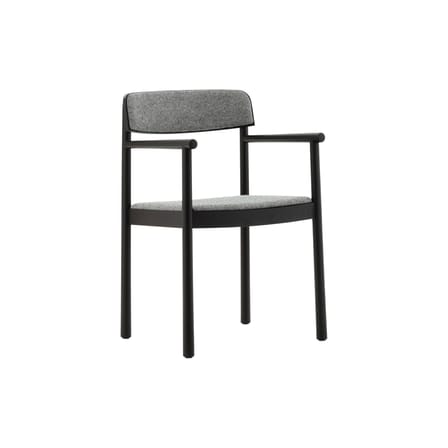 Fauteuil rembourré Timb tissu gris - Normann Copenhagen