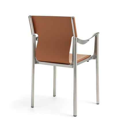 Fauteuil Venice cuir marron - Magis