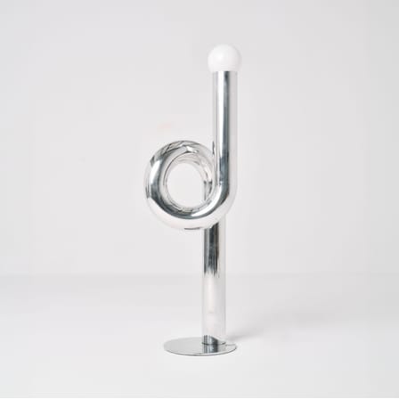 Petite Modulation Floor lamp metal silver / H 120 cm - Axel Chay