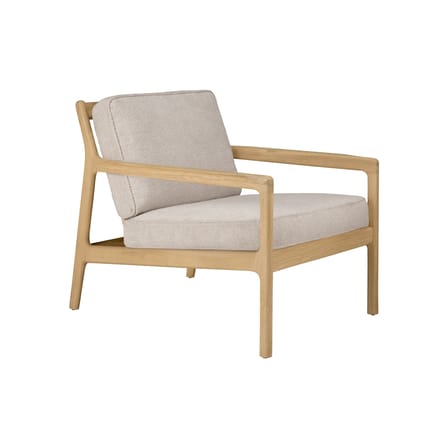Gepolsterter Sessel Jack Indoor textil holz beige - Ethnicraft