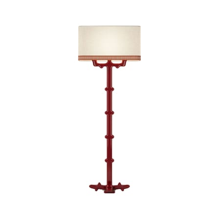Lampadaire Alba céramique rouge / H 128 cm - POPUS EDITIONS