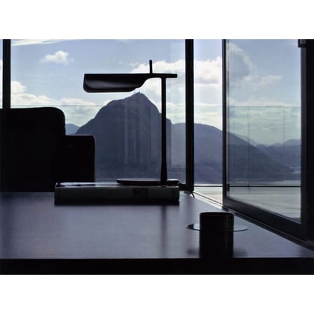 Lampe de table Tab T LED métal blanc / orientable - Flos