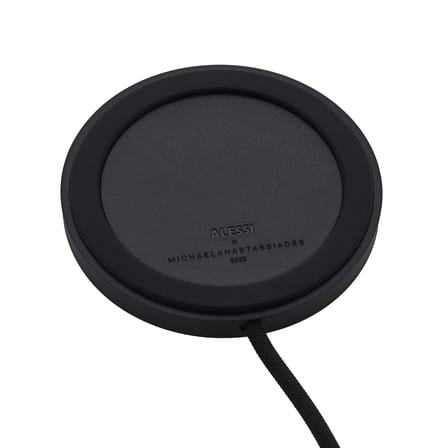 Lampe sans fil rechargeable Halesia LED métal argent - Alessi