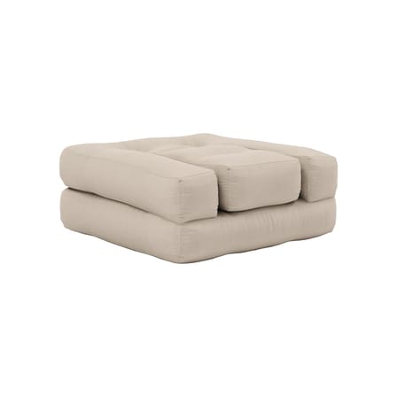 Letto supplementare Mini Cube tessuto beige / Letto - KARUP DESIGN