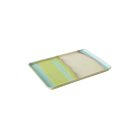 Piatto di portata 70s ceramics ceramica multicolore / Piano/vassoio - 22,5 x 33 cm - HK LIVING