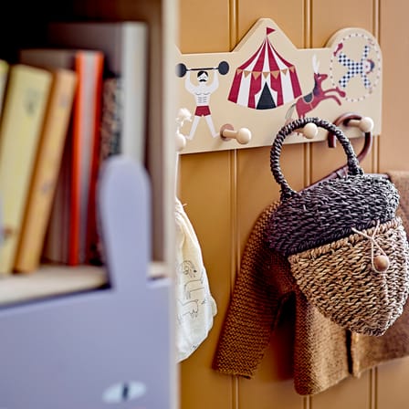 Portemanteau Miou bois multicolore / L 42 cm - Bloomingville