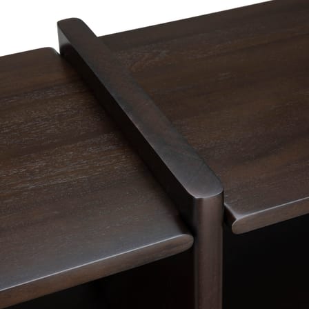 Scaffale Mortise legno marrone / L 262 x H 82 cm - Ethnicraft