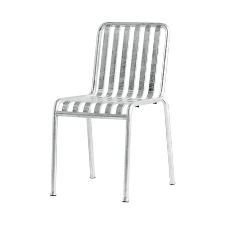 Sedia impilabile Palissade grigio metallo / R & E Bouroullec - Hay