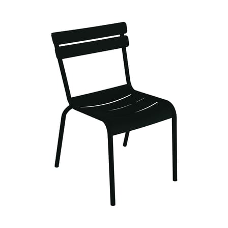 Luxembourg Stacking chair metal black - Fermob