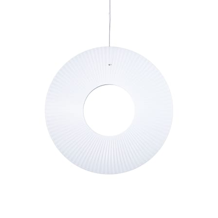 Suspension Iris Vertical tissu blanc / LED - Ø 80 cm - Dix Heures Dix
