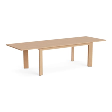 Table à rallonge Chisel 630 bois naturel / L 180/280 cm x 95 cm - Hay
