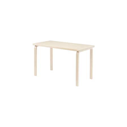 Table rectangulaire Aalto 80A bois naturel / 120 x 60 cm - Alvar Aalto, 1933 - ARTEK