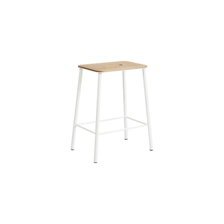 Tabouret Adam bois naturel / H 50 cm - Indoor - Frama 