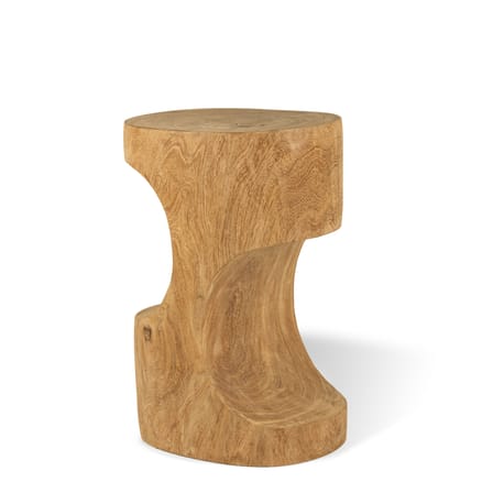 Table d'appoint Double Arch bois naturel / Table d'appoint - sculpté main - Pols Potten