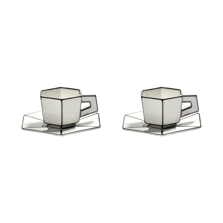 Set de 2 tasses à espresso + soucoupes Carte Blanche - Serax