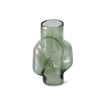 Vase Gleam High verre vert / H 32 cm - HK LIVING