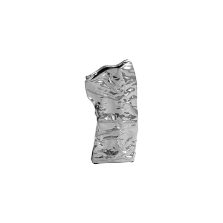 Vase Kami Mini céramique argent / L 13 x H 25 cm - 101 COPENHAGEN