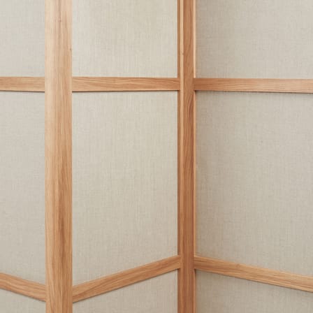 Armlehne  holz beige / Zusatzpaneel für Paravent Frame - B 58 x H 180 cm - Frama 