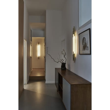 Applique ORG Small verre blanc / LED - L 105 cm - DCW éditions