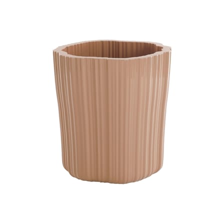 Cache-pot Corteza Small plastique beige / 50 x 53 cm x H 56 cm - Kartell