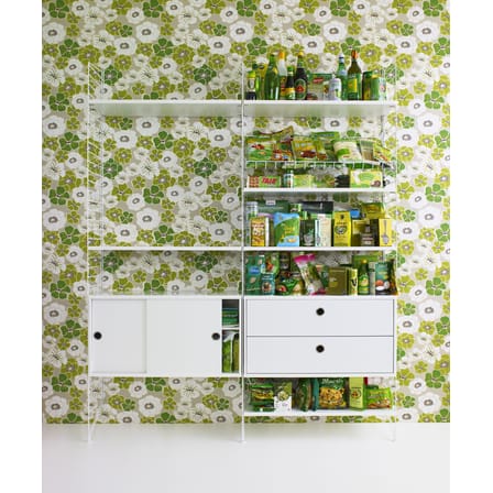 Caisson / 2 portes coulissantes - L 78 x P 30 x H 42 cm - String Furniture