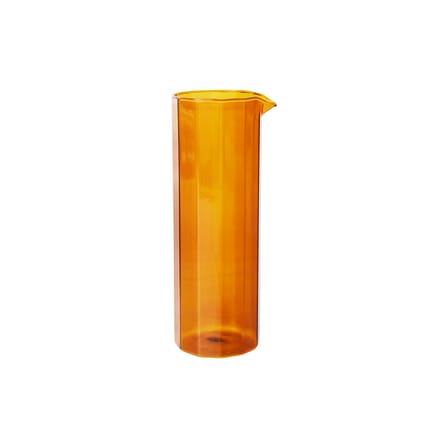 Carafe Sunlit verre orange / 1,1 L - HK LIVING