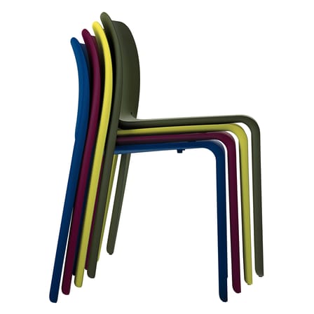 Chaise empilable First plastique vert / Stefano Giovannoni, 2007 - Magis