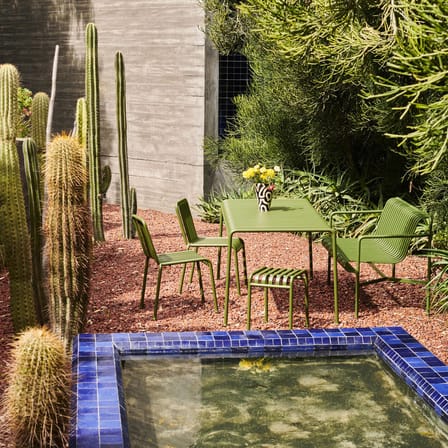Chaise empilable Palissade métal vert / Bouroullec, 2016 - Hay
