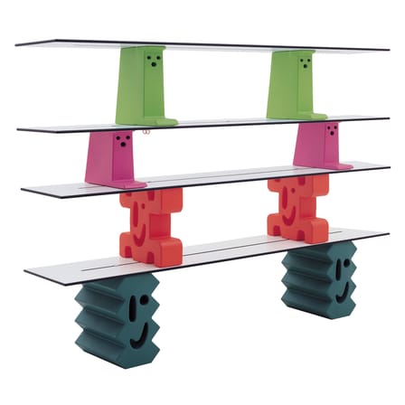 Étagère Ladrillos Sino plastique vert module base - Magis