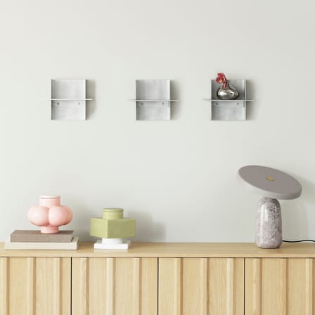 Etagère murale Alu métal / L 25 cm - Normann Copenhagen