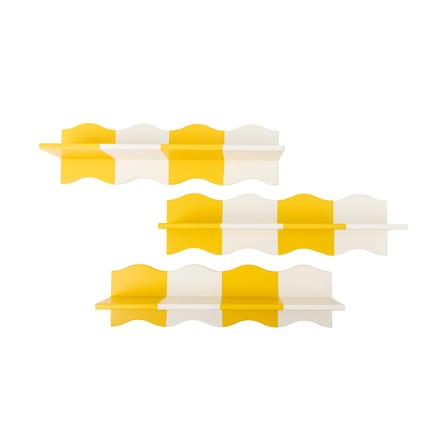 Etagère murale Bubbi bois jaune / L 80 cm - Bloomingville