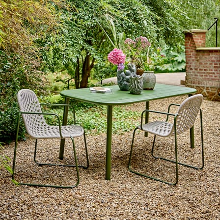 Fauteuil empilable Calana / Tressage polypropylène - Bloomingville