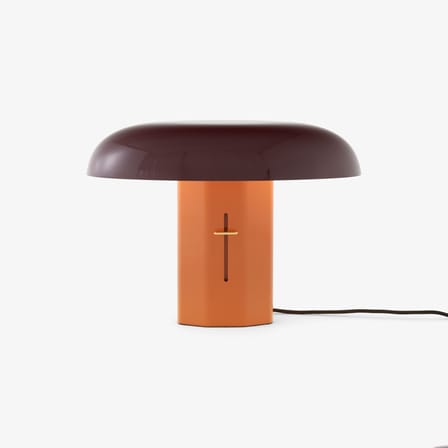 Lampe de table Montera JH42 métal orange / L 45 x H 33 cm - &tradition