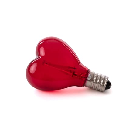 Lampe de table Mouse Sitting #2 plastique rose / Edition limitée St Valentin - Seletti