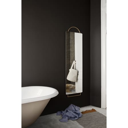 Miroir mural Adorn Large or métal / L 45 x H 159 cm - Laiton - Ferm Living