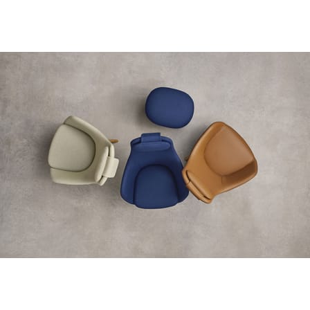 Set fauteuil & repose-pieds HAL Lounge / Jasper Morrison, 2021 - Vitra