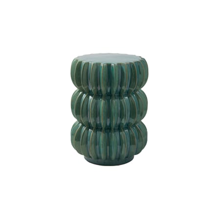 Table d'appoint Pumpkin céramique vert / Ø 33 x H 44,5 cm - POLSPOTTEN