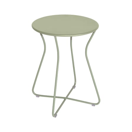 Tabouret Cocotte métal vert / Table d'appoint - H 45 cm - Fermob