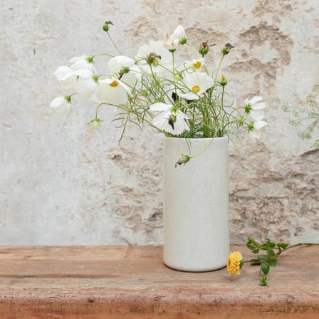 Vase Anse céramique blanc - Jars Céramistes