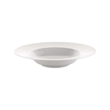 Set 4 assiettes creuses La Bella Tavola -  céramique blanc / Ettore Sottsass - Alessi