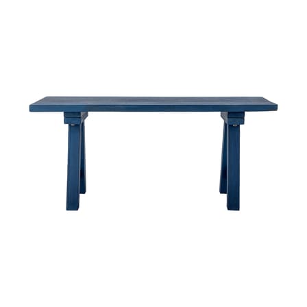 Bank Porir holz blau / L 100 cm – Recyceltes Holz - Bloomingville