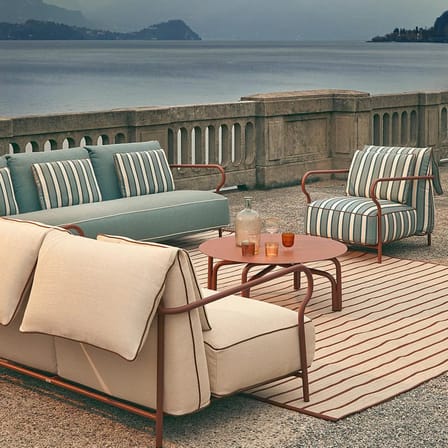 Canapé de jardin 2 places Salo / L 160 cm - Unopiu