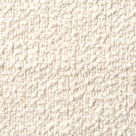 Canapé modulable A-Round-U tissu beige / Module Pouf droite - Bouclé - POLSPOTTEN
