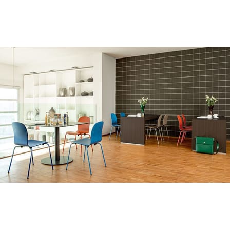 Chaise empilable Tate Color bois noir /Jasper Morrison, 2012 - Cappellini