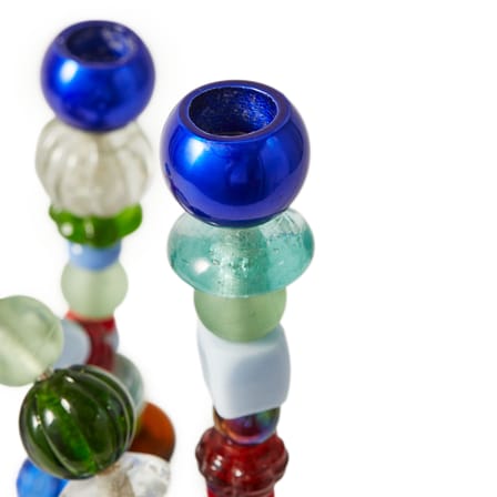 Chandelier Perles verre multicolore - Pols Potten