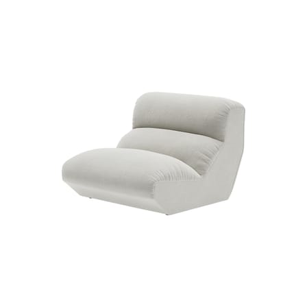 Chauffeuse Hi Lo AV54 tissu beige - &tradition